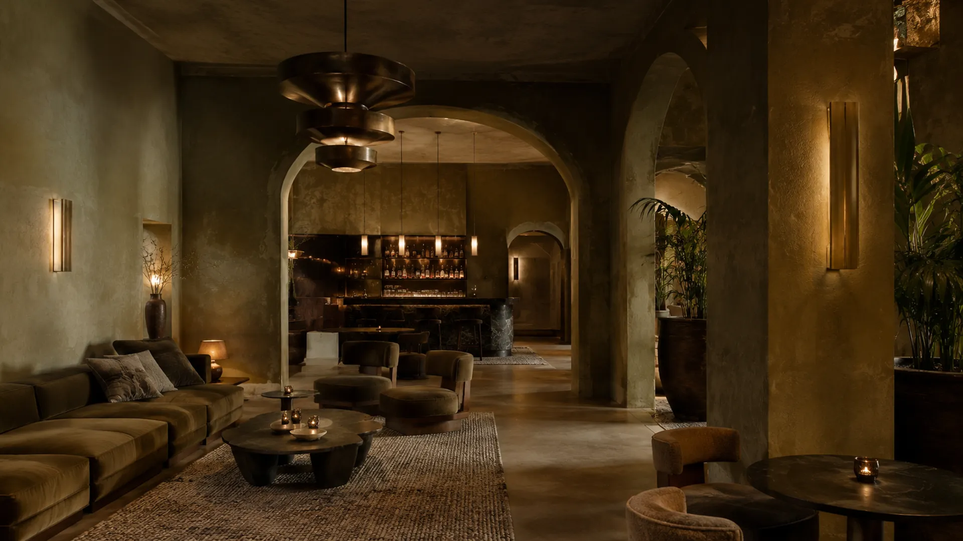 Boutique hospitality lounge